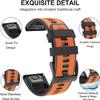 22mm watch band pingwen Compatible with Garmin Fenix 5 Watch Band, 22mm Soft Silicone Bands for Fenix 5/Fenix 5 Plus/Fenix 6/Fenix 6 Pro/Fenix 7/Forerunner 935/Forerunner 945/Approach S60/ Quatix 5 view 3