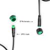 Alomejor Bike Computer Extension Cable,22.4 inch Durable ABS Rubber 5-pin IP65 Connector Bicycle Computer Cable for Cyclists commuters Hikers Campers Outdoor Activities view 4