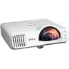 Epson PowerLite L210SW Short Throw 3LCD Projector - 16:10, Ethernet, HDMI, USB, Wi-Fi Connectivity, White view 3