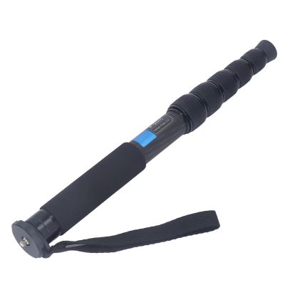 Camera Monopod, Fiber 63 Inch Monopod Telescopic Monopod with 6 Sections, Outdoor Travel Monopod for Outdoor Travel Photography Mountaineering