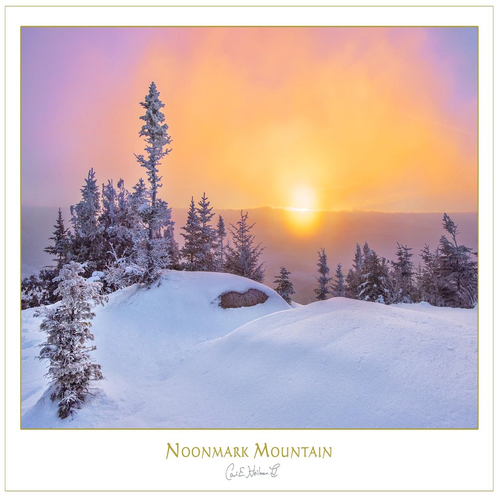 Adirondack Print, Noonmark Mountain by Carl Heilman II, 18" x 24" - NC004114