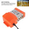 AV to RF Modulator Supports VHF UHF PAL NTSC TV Link Modulator with Digital Display, Easy Installation and Simple (US Plug) view 2