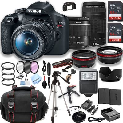 Canon Canon EOS Rebel T7 (EOS 2000D), Rebel T7 Dslr Camera Systems (Renewed)