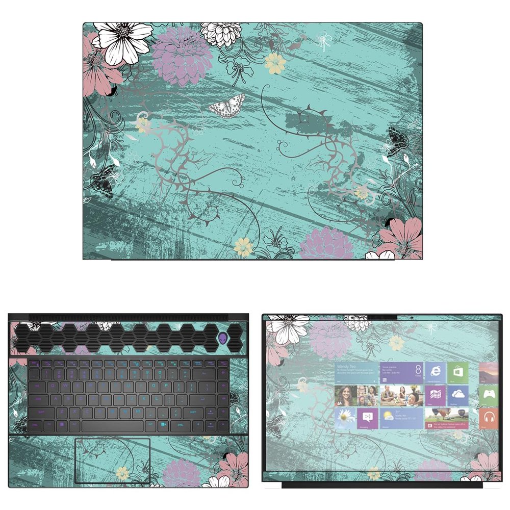Decalrus - Protective Decal Sticker for The Alienware M16 AWM16 (16" Screen) case Cover wrap ALm16_AWM16-212