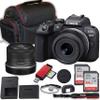 Canon EOS R10 Mirrorless Camera with Canon RF-S 18-45mm f/4.5-6.3 is STM Lens + 2X 64GB Memory Cards + Accessories Including: Case, Card Reader & More (Renewed) view 1