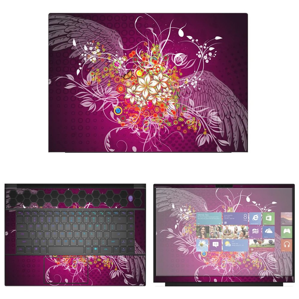 Decalrus - Protective Decal Sticker for The Alienware M16 AWM16 (16" Screen) case Cover wrap ALm16_AWM16-41