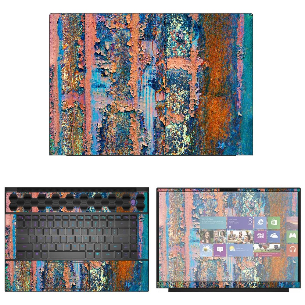 Decalrus - Protective Decal Sticker for The Alienware M16 AWM16 (16" Screen) case Cover wrap ALm16_AWM16-262