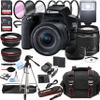 Canon EOS 250D (Rebel SL3) DSLR Camera w/EF-S 18-55mm F/4-5.6 is STM Zoom Lens + 128GB Memory + Case + Tripod + Filters (36pc Bundle) (Renewed) view 1