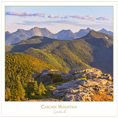 Adirondack Print, Cascade Mountain, NY by Carl Heilman II, 18" x 24" - NB059022