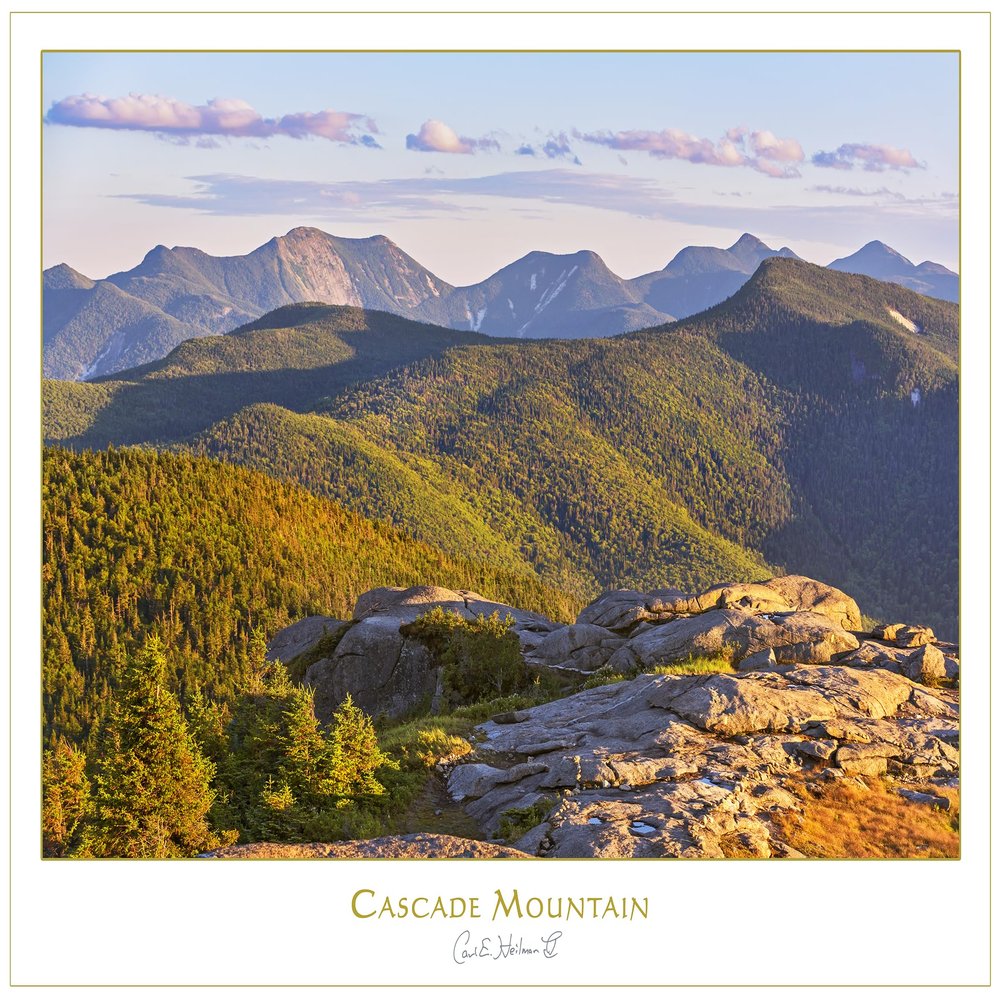 Adirondack Print, Cascade Mountain, NY by Carl Heilman II, 18" x 24" - NB059022