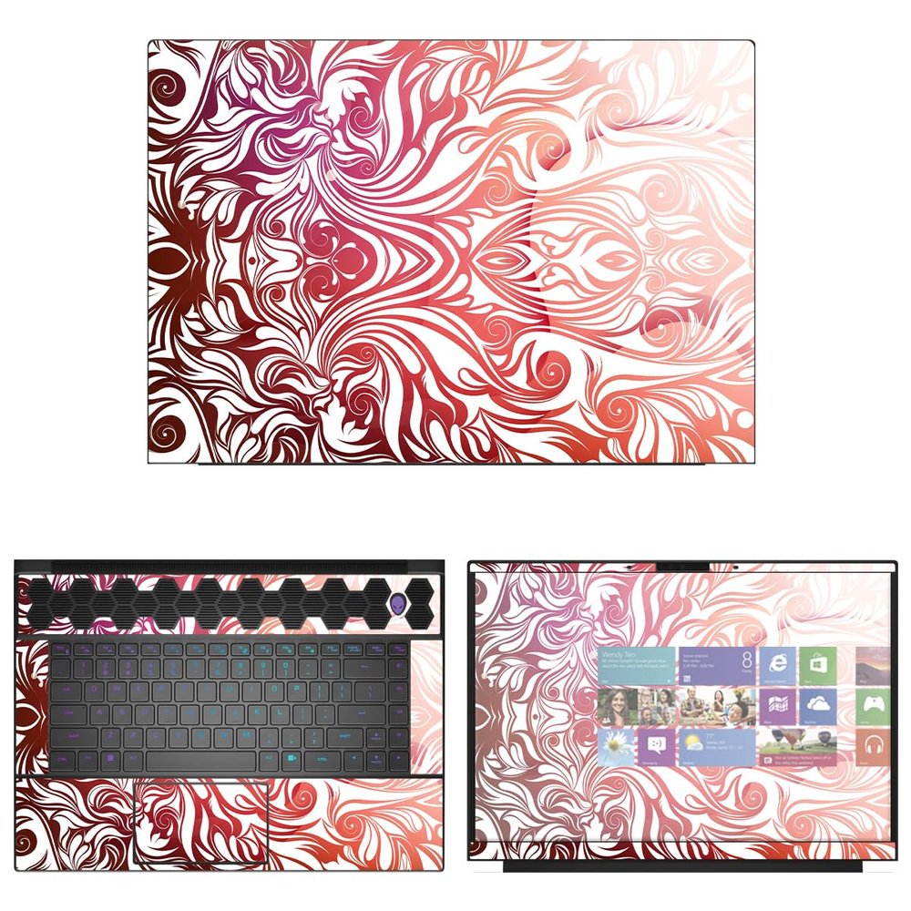 Decalrus - Protective Decal Sticker for The Alienware M16 AWM16 (16" Screen) case Cover wrap ALm16_AWM16-199