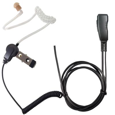 PRYME Pro-Grade Surveillance Kit w/Clear Acoustic Tube Earphone and Lapel Mic (for MotoTRBO XPR33xx/35xx Series Radios)