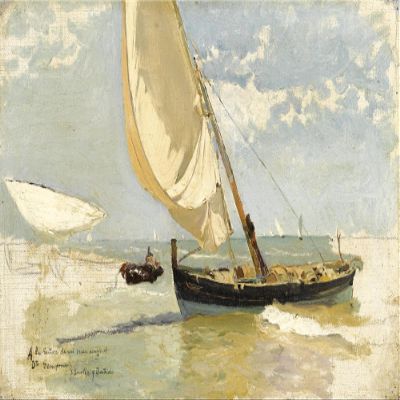 Joaquin Sorolla y Bastida : Beach Study : Archival Quality Art Print