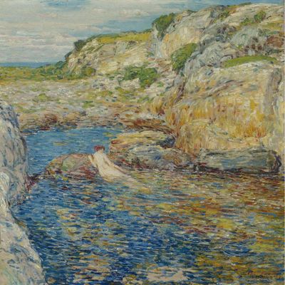 Rockweed Pool : 1902 : Childe Hassam : Archival Quality Art Print