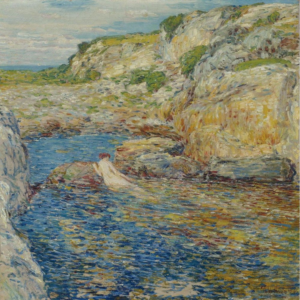 Rockweed Pool : 1902 : Childe Hassam : Archival Quality Art Print