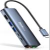 Dockteck 6 in 1 8K 30Hz & 4K 60Hz USB C Hub Adapter Multiport view 2