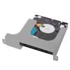 2.5 Inch Hard Drive Mounting Bracket for SCPH 30000 50000 Game Console, HDD SSD Sled, ABS, 3D Printed, Silver Gray view 1