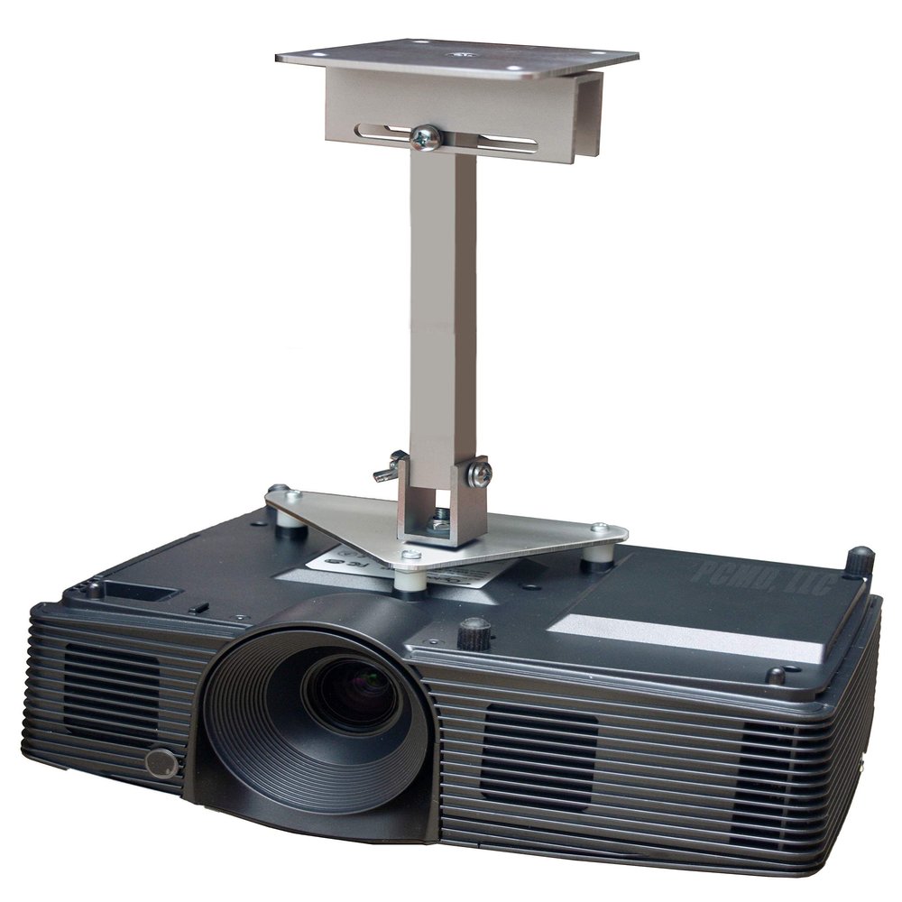 PCMD, LLC. Projector Ceiling Mount Compatible with BenQ LH600ST LH650 LW600ST LW650 TK710 TK710STi with Lateral Shift Coupling (12-Inch Extension)