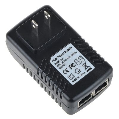 J-ZMQER 48V 24W AC DC Adapter Compatible with POE Ethernet IEE802.3af/at Plug US