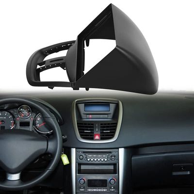 Cakievro 9 Inch Car Audio Frame Car Radio Panel GPS Navigation Panel DVD Panel Frame for Peugeot 207 2009-2013