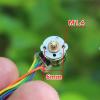 GTPBAO Power Science A Pair Small 8mm Stepper Motor Electric 2-Phase 4-Wire Step Motor, Micro Mini Stepper Motor with Precision Copper Gear and Connecting Wire Engine Projects view 4