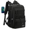 Travel Backpack for Women Men 17 Inch Laptop Backpacks with USB Port Carry on Bag Airline Approved Large College School Bookbags Waterproof Work Business Sport Rucksack Casual Daypack (Black) view 1