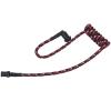 Pdflie Braided Knitted Woven Fabric Fiber Coil Tube Replacement for Walkie Talkie Radio Acoustic Earpiece Headset (Black Red Pink Wired) view 1