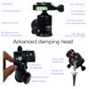 Hard anodizing Tripod Ball Head Quick Release Plate BC284 BC285 BC Series view 2