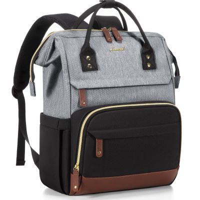 LOVEVOOK Laptop Backpack for Women, 18 Inch Work Business Backpacks Purse With Large Capacity, Waterproof Nurse Bag College Bookbag for School, Waterproof Casual Daypack for Travel