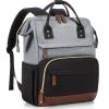 LOVEVOOK Laptop Backpack for Women, 18 Inch Work Business Backpacks Purse With Large Capacity, Waterproof Nurse Bag College Bookbag for School, Waterproof Casual Daypack for Travel view 1