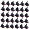 Hemobllo 100pcs Self-Adhesive Cable Clips Organizer for Home Office School Use for Network Audio and Video view 1