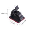 Hemobllo 100pcs Self-Adhesive Cable Clips Organizer for Home Office School Use for Network Audio and Video view 2