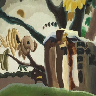 Arthur Garfield Dove : Brickyard Shed : 1934 : Archival Quality Art Print