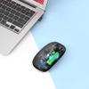 AIKOKOK Wireless Bluetooth Mouse Rechargeable Laptop Mice with LED Use Portable(BT5.2 and USB 2.4G) Dual Mode Connection Silent Slim Computer Mouse for Laptop/iPad Tablet/Apple MacBook/PC (Black) view 4