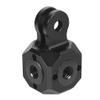 FEICHAO Camera PTZ Multi-Screw Hole 1/4 3/8 Compatible with Hero 13 Action Camera Tripod Magic Arm Selfie Stick Microphone Fill Light (2-Slot Adapter) view 4