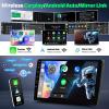 Car Radio Stereo for Ford F150 2009-2014 Android 13 9 Inch Screen Car in-Dash GPS Navigation RAM 2GB ROM 32GB Wireless Carplay WiFi Free Camera view 4