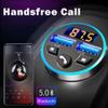 FM Transmitter, Bluetooth 5.0 Car Radio Audio Adapter MP3 Player With Dual USB Charger for Phone and Tablets view 2