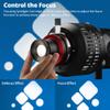AMBITFUL AL-18 Pro Optical Snoot Spotlight for Photography, Professional Bowens Mount Snoot Photography Kit, Compatible with LE200,LE300 SL60W, SL60II,SL100 LED Lights, Includes 40 GOBOs + Bag view 4