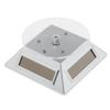 Xiaojikuaipao Solar Powered Rotating Rotary Phone Jewelry Display Plate Stand Silver view 1