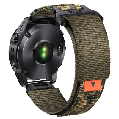 ABELTA for Fenix 7/Fenix 6/Fenix 5 Nylon Watch Band,22mm Rugged Sports Strap for Fenix 7 Pro,Fenix 6 Pro,Fenix 5 Plus,Forerunner 955,Forerunner 945, Approach S62, Epix, MARQ, Quatix