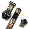 ABELTA for Fenix 7/Fenix 6/Fenix 5 Nylon Watch Band,22mm Rugged Sports Strap for Fenix 7 Pro,Fenix 6 Pro,Fenix 5 Plus,Forerunner 955,Forerunner 945, Approach S62, Epix, MARQ, Quatix view 4