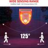 keeda Solar Security Light Alarm, 129dB Solar Strobe Light Warning Loud Waterproof PIR LED Motion Sensor Makes Gunshot Sounds & Dog Barking for Farm Barn Yard (4 Pack) view 2