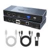 MT-VIKI 4K Hybrid Type USB C HDMI KVM Switch 2 Port, 4K@60Hz for Apple MacBook & Desktop PC + 65W PD+ Cables view 1