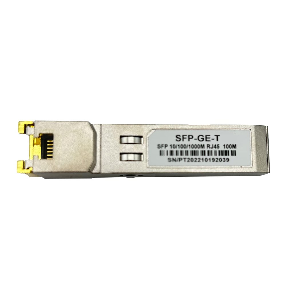 1000Base-T SFP Ethernet Transceiver 1G SFP to RJ45 Copper Module for Cisco GLC-T/SFP-GE-T Meraki MA-SFP-1GB-TX Ubiquiti UniFi UF-RJ45-1G, Mikrotik, TP-Link, Intel, Fortinet etc, 100m