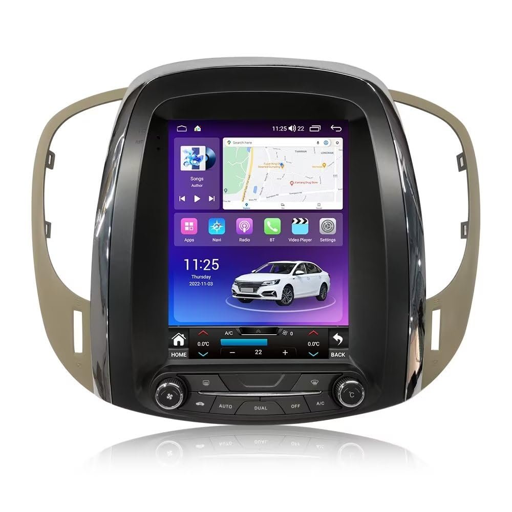 9.7" IPS Touch Screen Android 11 2+32GB 8 Core Car Stereo for Buick Lacrosse GM Alpheon 2009 2010 2011 2012 Vertical Style Radio Built-in Car-Play Android Auto GPS Navigation Head Unit