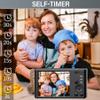 Digital Camera for Photography FHD 1080P 44MP Vlogging Camera for YouTube, Point and Shoot Cameras with 2.4 Inch Screen, 32GB Card Portable Small Camera for Teens Kids Seniors view 3