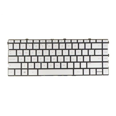 AZUBAYCOM LA Latin Spanish Layout- Laptop Keyboard for HP Specture 13-aw 13-aw0000 13-aw1000 13-aw2000 13t-aw 13t-aw0000 13t-aw2000 NSK-XT2BQ 9Z.NGPBQ.21E Backlit Silver