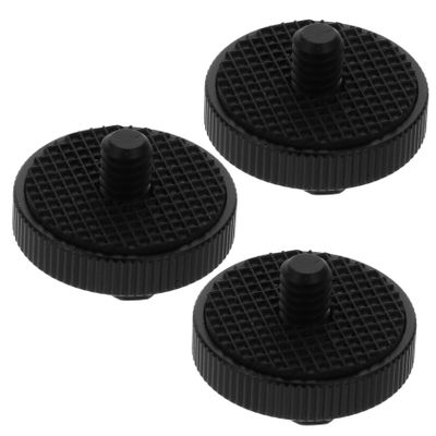 Mikikit 3pcs Tripod Screw Adapter for DSLR Cameras Durable Hot Shoe Mounts Grip Compatible Tripods Monitors and Microphones