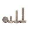 1-5pcs M3 M4 M5 M6 M8 M10 304 Stainless Steel Flat Head Knurled Thumb Screw Hand Tighten Computer Screws - (Size: M6 (2Pcs), Length: 20mm) view 1