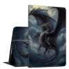 Case for 6.8" Kindle Paperwhite (11th Generation-2021) & Signature Edition PU Leather Slim Smart Cover with Auto Wake/Sleep for Kindle Paperwhite 2021 E-Reader, Dragon view 3